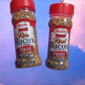 Bacon Earrings 🥓